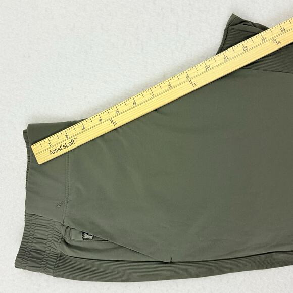 Athleta Brooklyn Jogger Pants Women 12 Green Stretch Travel Casual Workwear - Picture 6 of 11